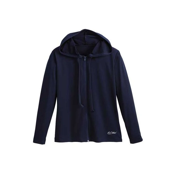 Hooded Long Sleeve Aqua Shirt - Lagoon 1 Hooded Long Sleeve Aqua Shirt - Lagoon