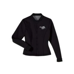 Bamboo Neoprene Fitted Jacket - Women's - Black