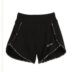 Flirty Shorts W/ Built-In Matching Brief - Black W/ Raven