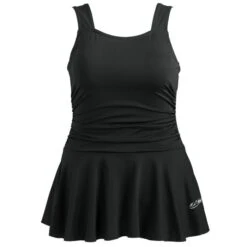 Support Tank With Skirt - All Black