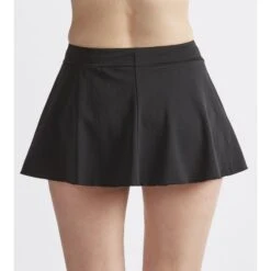 Flirty Swim Skirt W/ Brief - Black -H2owear Online Store h2o skfs bk a