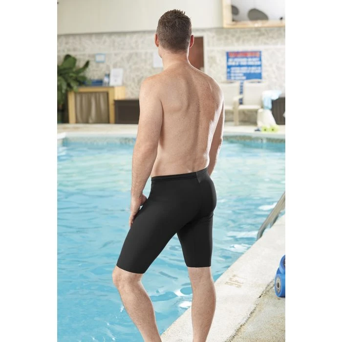 Male Jammer Trunks - Black 2 Male Jammer Trunks - Black - Image 2