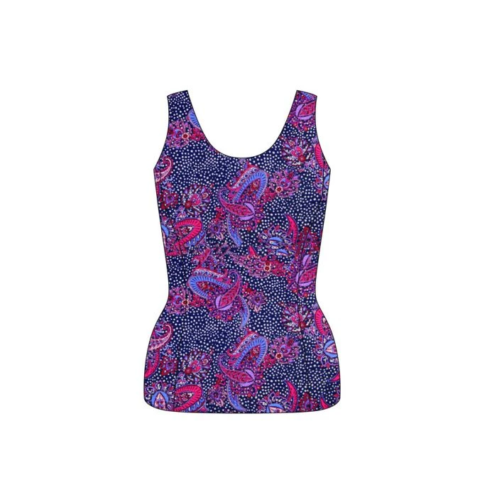 Princess Seam Top W/ Mastectomy Bra - Aria 1 Princess Seam Top W/ Mastectomy Bra - Aria