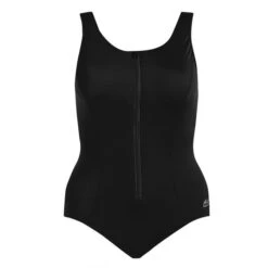 Zip Front Tank - Non-Bra Version - All Black