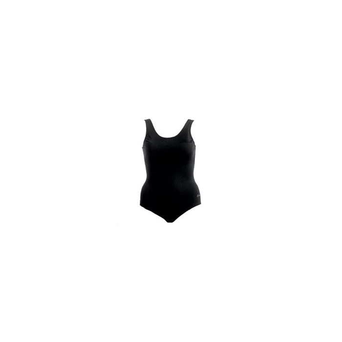 Scoop Back Support Tank - Mastectomy Bra - Regular Torso - Black - Item: SBPR_BK 1 Scoop Back Support Tank - Mastectomy Bra - Regular Torso - Black - Item: SBPR_BK