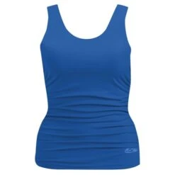 Shirred Top - Deep Sea