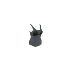 Ruched Front Support Tank - Black W/ Black -H2owear Online Store softcupbrafull 3 7
