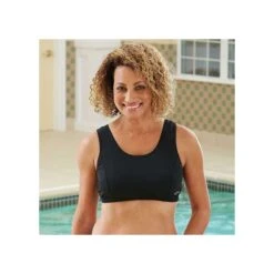 Support Workout Top - Scoop Back - Black - Item: WOTS_BK